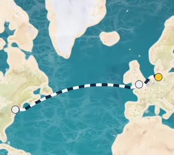 9 Night Hamburg to New York cruise