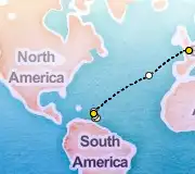 14 Night Paris to Pointe-a-Pitre cruise