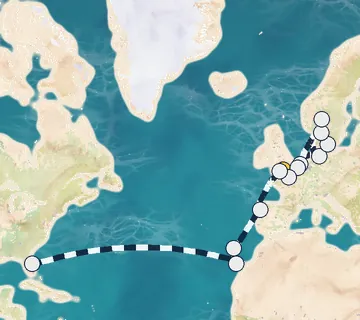 27 Night London to Port Canaveral cruise