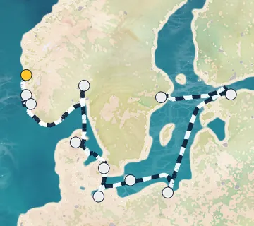 14 Night Bergen to Stockholm cruise