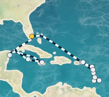 21 Night Miami to Miami cruise