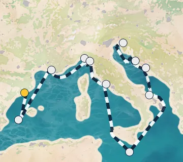 14 Night Barcelona to Trieste cruise