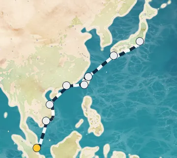 13 Night Singapore to Tokyo cruise