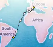 21 Night Rio to Marseille cruise