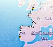 9 Night Lisbon to London cruise
