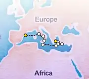 12 Night Athens to Barcelona cruise