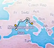 7 Night Barcelona to Rome cruise