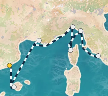 7 Night Barcelona to Rome cruise