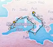 21 Night Trieste to Barcelona cruise