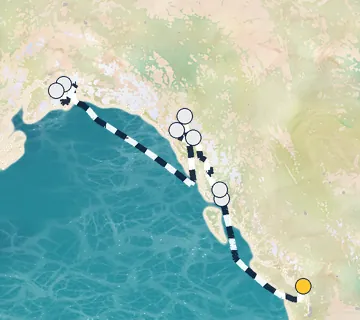 7 Night Vancouver to Whittier cruise