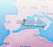 3 Night Barcelona to Palermo cruise