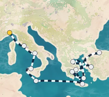 14 Night Savona to Athens cruise