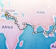 65 Night Tokyo to Rome cruise