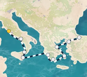 9 Night Rome to Istanbul cruise