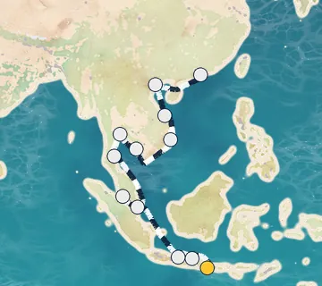 26 Night Benoa to Hong Kong cruise