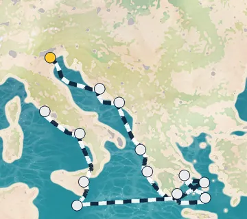 14 Night Venice to Rome cruise