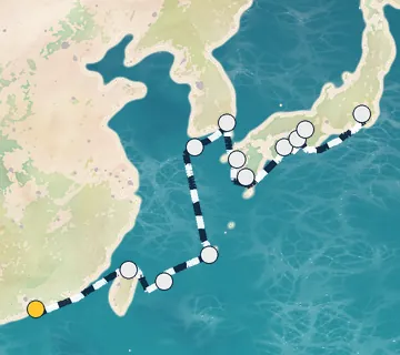 14 Night Hong Kong to Tokyo cruise