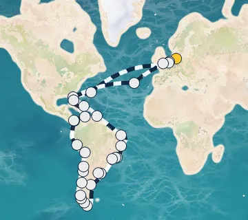 90 Night Hamburg to Hamburg cruise