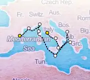 11 Night Barcelona to Rome cruise