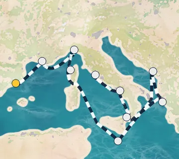 11 Night Barcelona to Rome cruise