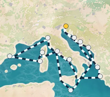 21 Night Monfalcone to Monfalcone cruise