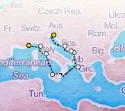 10 Night Monte Carlo to Trieste cruise