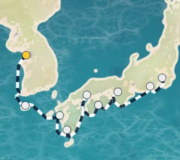 12 Night Seoul to Tokyo cruise