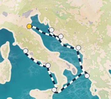 7 Night Ravenna to Rome cruise
