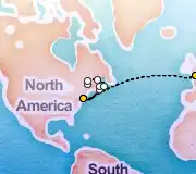 21 Night London to New York cruise