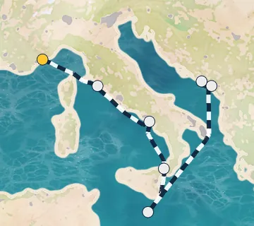 7 Night Monte Carlo to Dubrovnik cruise