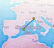 2 Night Savona to Palma Mallorca cruise