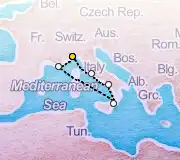 6 Night Savona to Savona cruise