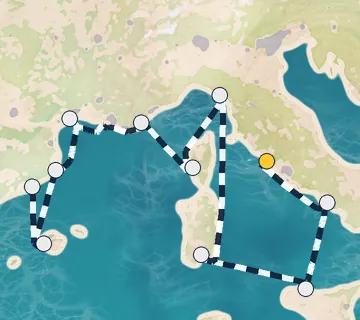 12 Night Rome to Barcelona cruise