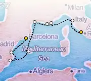 9 Night Rome to Barcelona cruise
