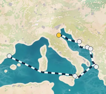 7 Night Ravenna to Barcelona cruise