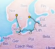 6 Night Oslo to Stockholm cruise