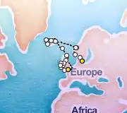 27 Night Copenhagen to London cruise