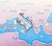 10 Night Rome to Venice cruise