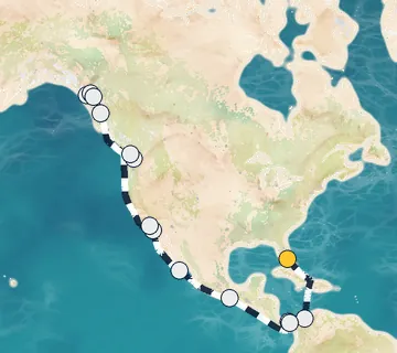 25 Night Miami to Seattle cruise