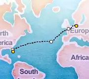14 Night Hamburg to Miami cruise
