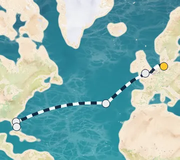14 Night Hamburg to Miami cruise
