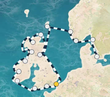 22 Night London to Copenhagen cruise