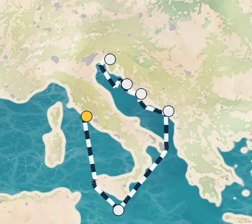 7 Night Rome to Trieste cruise