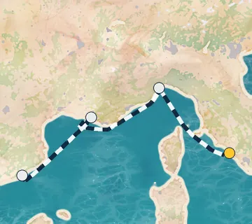 3 Night Rome to Barcelona cruise