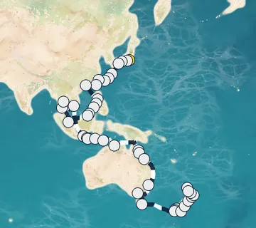61 Night Tokyo to Auckland cruise