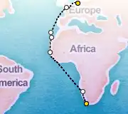 22 Night Cape Town to Hamburg cruise
