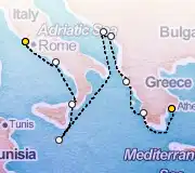 9 Night Athens to Rome cruise