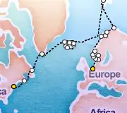 35 Night Amsterdam to New York cruise