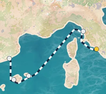 7 Night Rome to Barcelona cruise