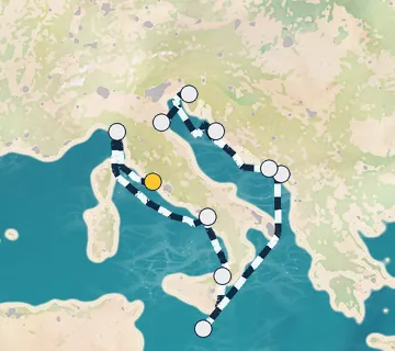 11 Night Rome to Ravenna cruise